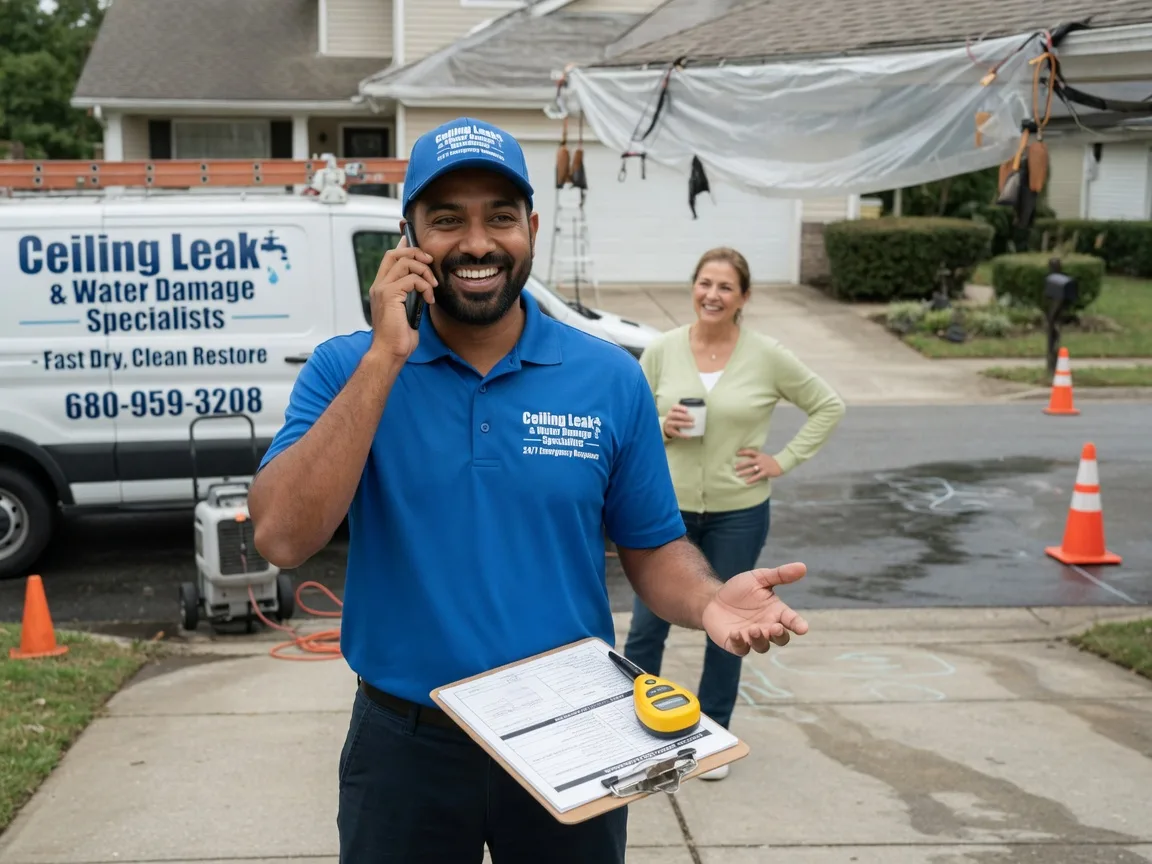 Ceiling Leak Cleanup Arvada, WY FAQs